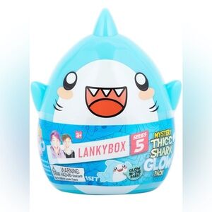 Series 5 Glow Thicco Shark Toy - Light Blue